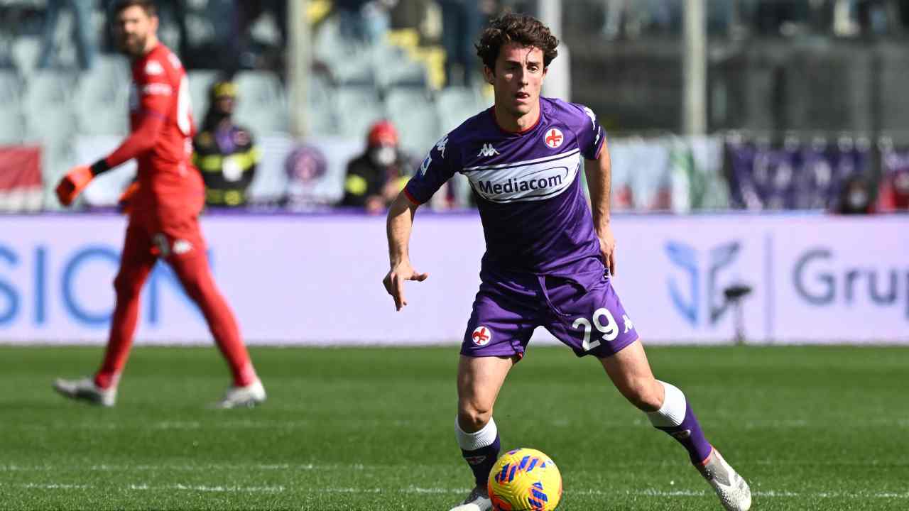 Odriozola con la Fiorentina