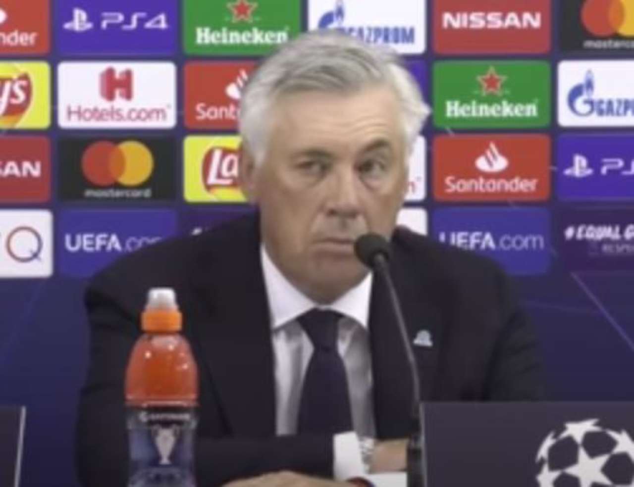 Ancelotti conferenza