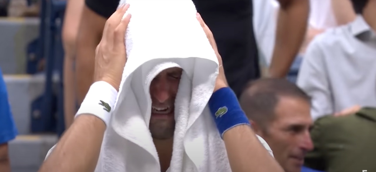 Djokovic piange agli US Open