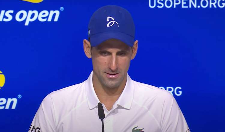 Djokovic in conferenza