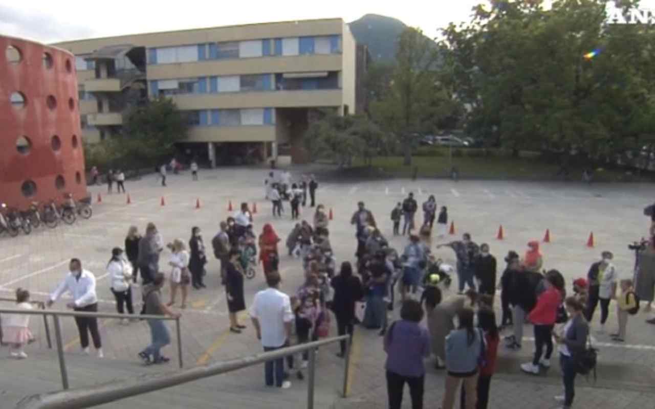 primo giorno di scuola protesta