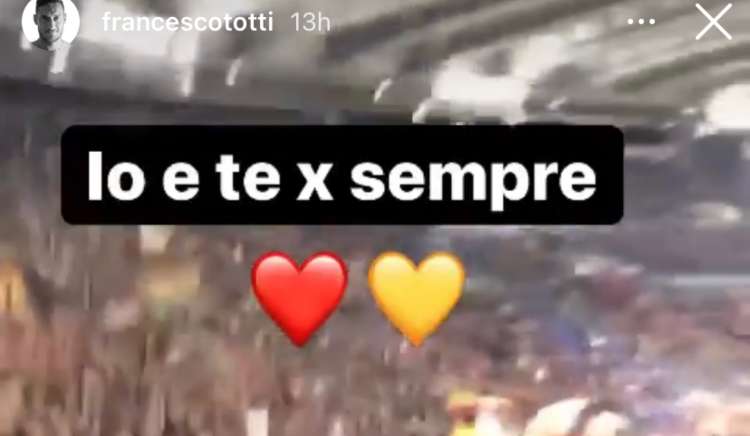 Roma Napoli Totti risposta a Spalletti