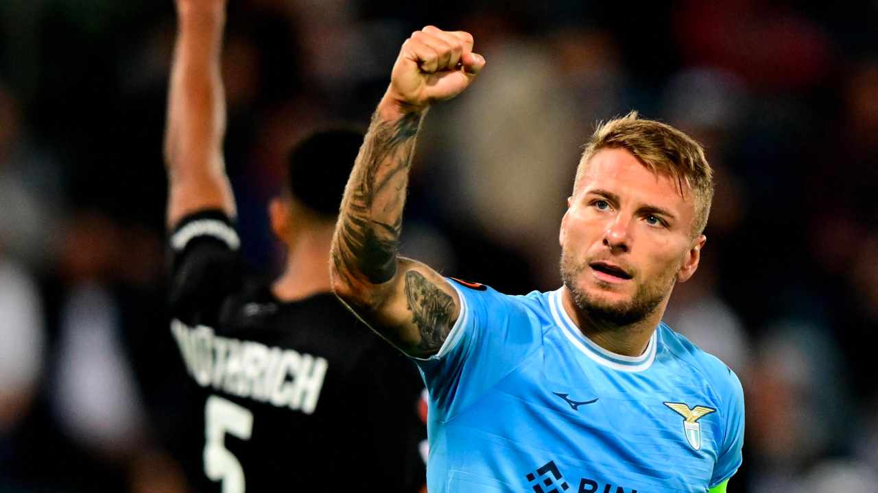 Immobile con la Lazio