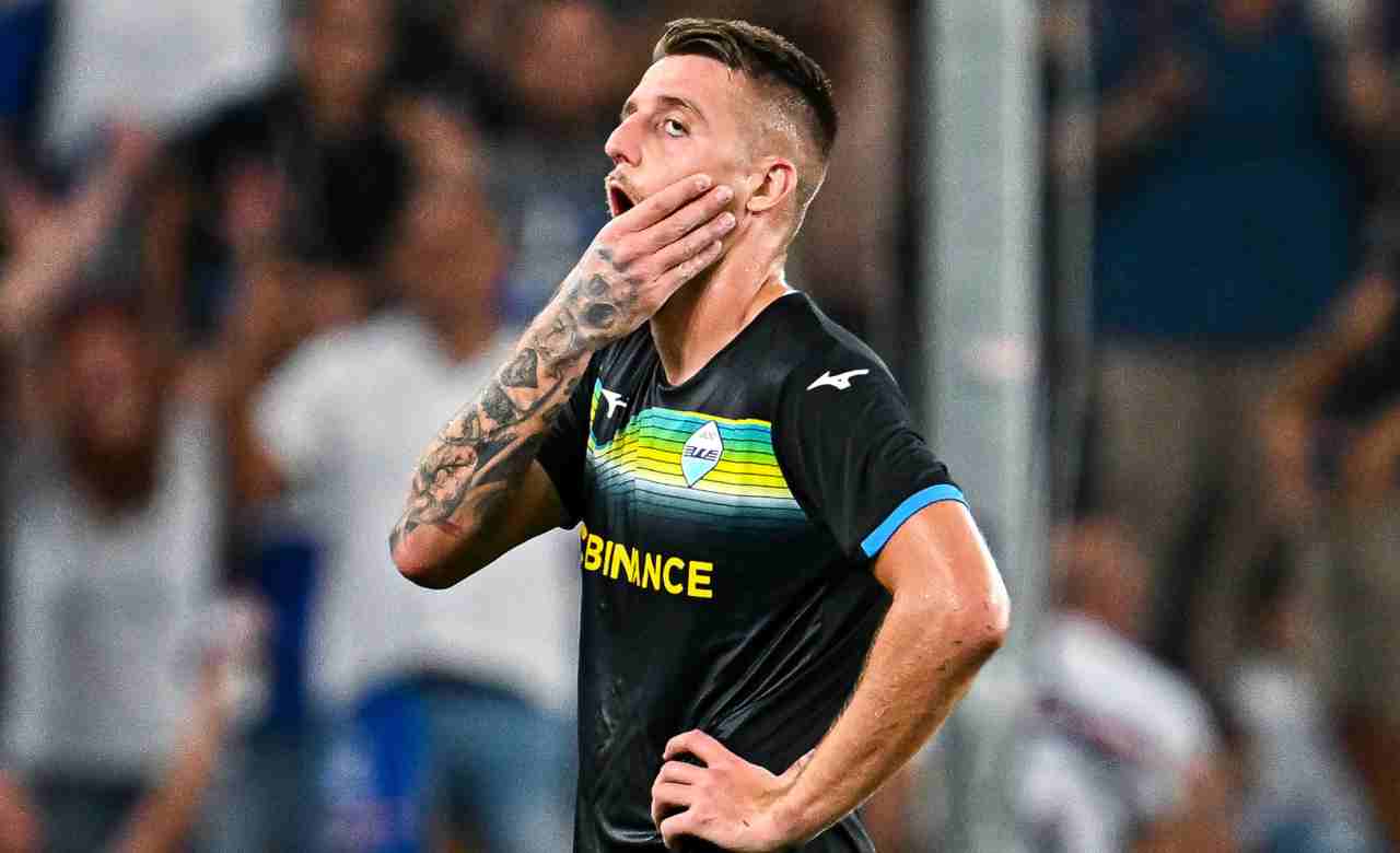 Milinkovic-Savic e il futuro alla Lazio, pronto il rinnovo, parola di Lotito (ANSA)