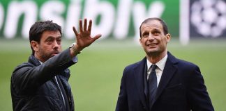 Allegri con Agnelli