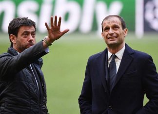 Allegri con Agnelli