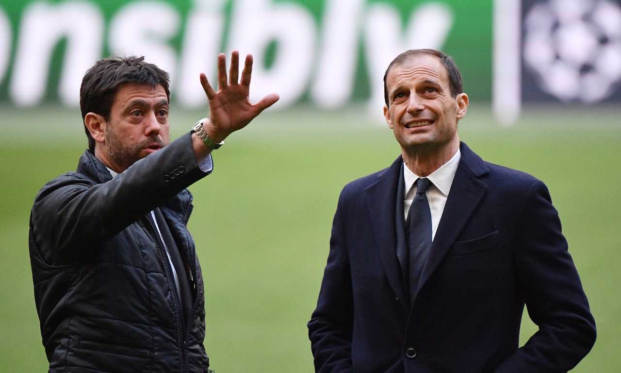 Allegri con Agnelli 