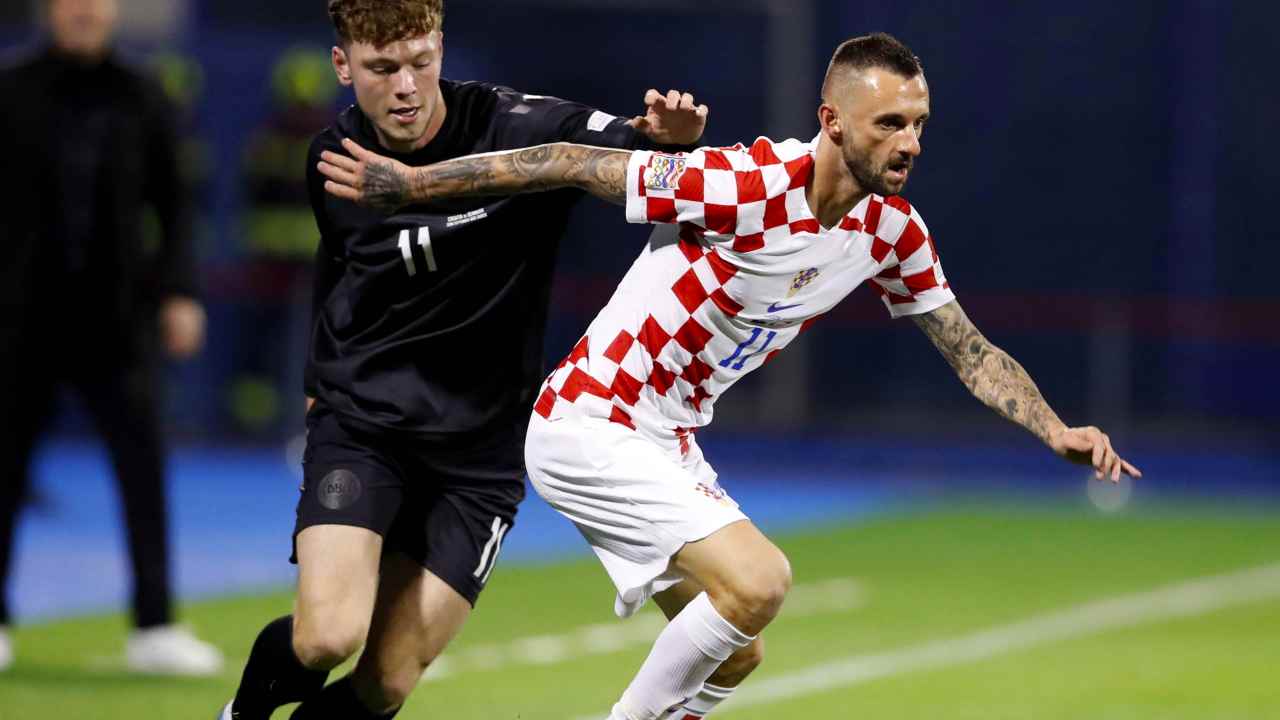 Brozovic con la Croazia