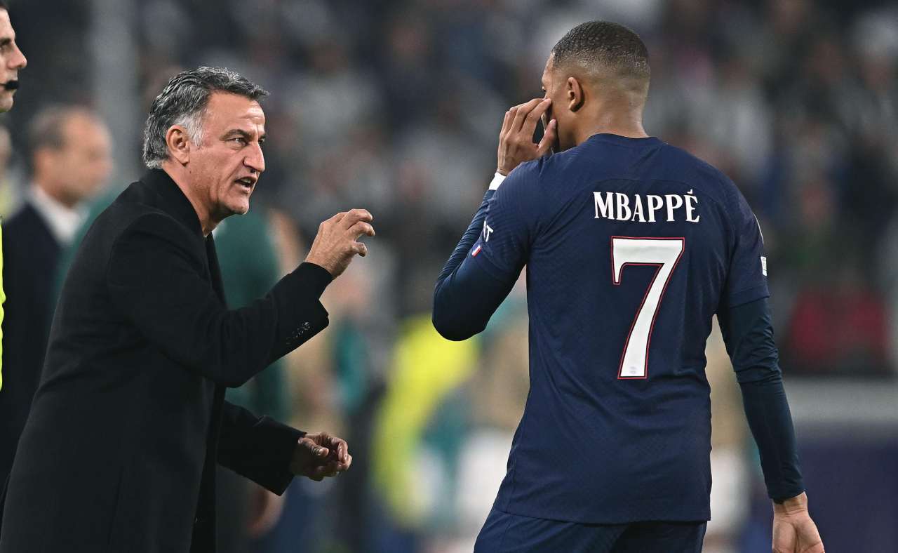 Galtier e Mbappé