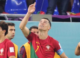 Esultanza di Ronaldo