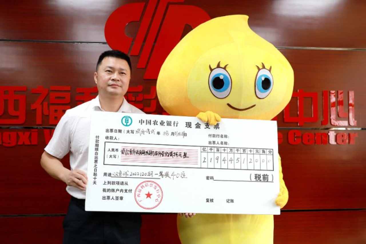 Mr. Li, vincitore della lotteria in Cina