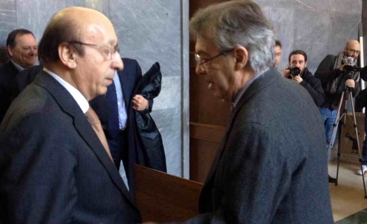 Luciano Moggi replica su Twitter all'intervista di Massimo Moratti (ANSA)