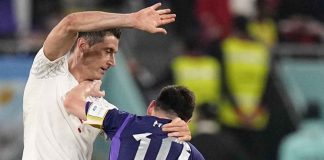 Messi con Lewandowski