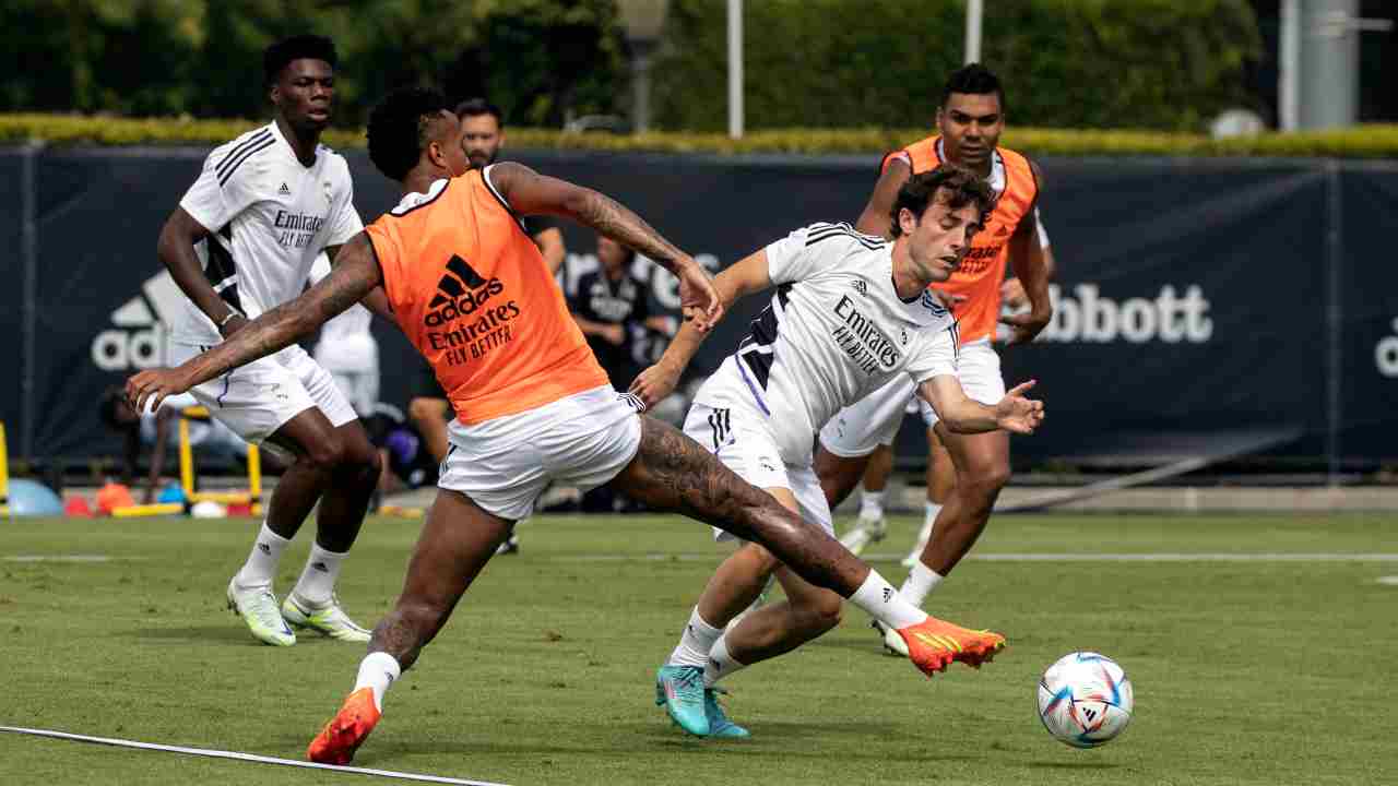 Odriozola in allenamento